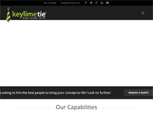 Tablet Screenshot of keylimetie.com